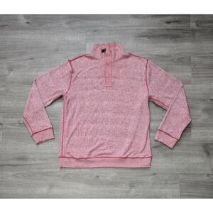 Surf Side Supply Quarter‎ Zip Men's 2XL Sweater Red Mock Neck Pullover